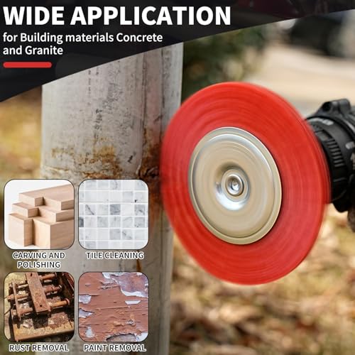 Nylon Abrasive Wire Cup Brush Wheel Set 5Pack , Drill Attachments