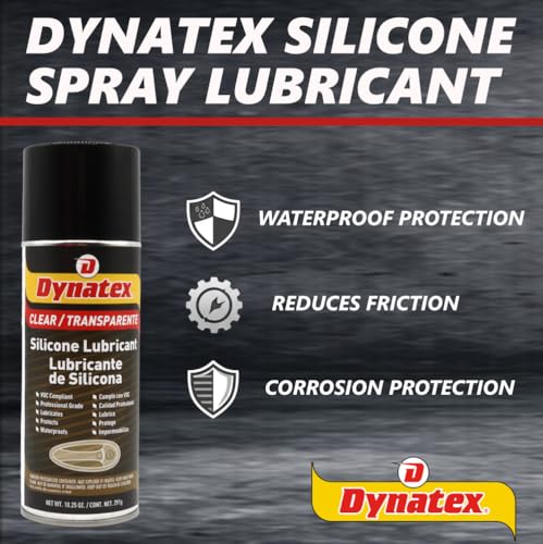 Dynatex Silicone Spray Lubricant 10.25 oz Aerosol Can (1 Pack)