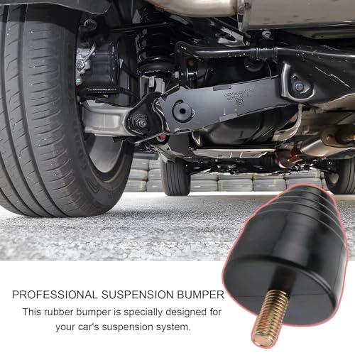 2 PCS Suspension Bump Stop, Extra Strength Rear Bump Stops for Shock Absorption and Cushioning, All-Purpose Rubber Bump Stopper Automotive Accessories for Cars Trucks Vans