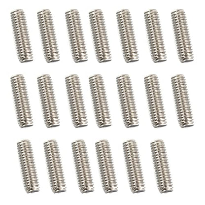 20Pcs M8x30 Stainless Steel Fully Threaded Screw Rod Stud - size: M8x30