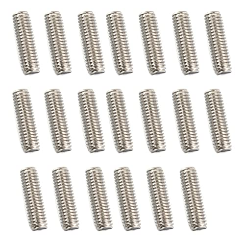 20Pcs M8x30 Stainless Steel Fully Threaded Screw Rod Stud - size: M8x30