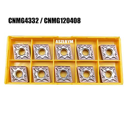30PCS CNMG 432 + WNMG 432 + TNMG 332 Indexable Solid Carbide Turning Insert Cutting Blade, CNC Lathe Indexable Turning Insert Blade for Roughing of Stainless Steel and Cast Iron - size: CNMG432+WNMG432+TNMG332