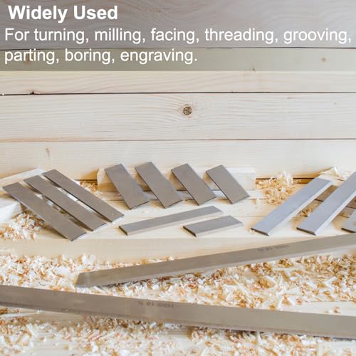 uxcell Lathe Tool Bit 3mm x 6mm x 200mm, Square Lathe Turning Tool Blanks, HSS (High Speed Steel) Rectangular Fly Cutter Mill Blank - size: 3mm x 6mm x 200mm