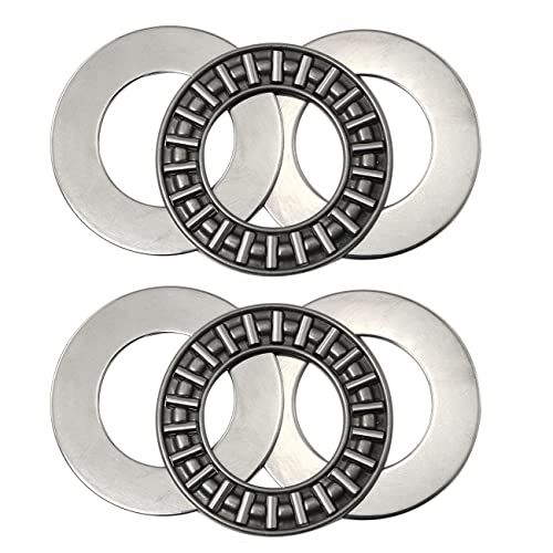 2 Sets AXK4565 Thrust Needle Roller Bearings with Washers (2 x Bearings + 4 x Washers) - size: AXK4565