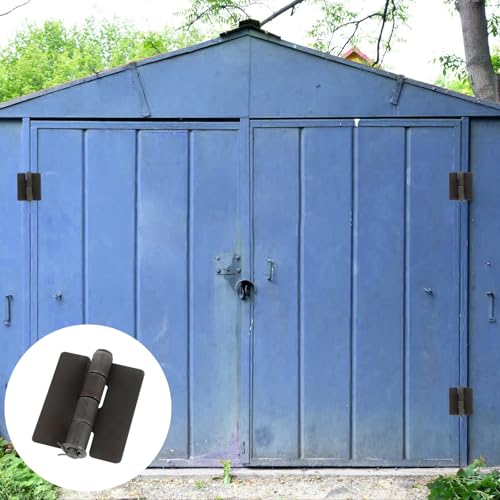 10 Pack 3.34" x 2.8" Weld Hinges, 3.5 mm Heavy Duty Steel Butt Hinges