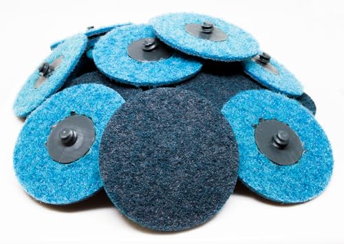 Benchmark Abrasives 3 Inch Sanding Discs Quick Change Nylon Surface Conditioning Discs, Drill & Die Grinder Sanding Disc Rust Remover for Metal Paint Stripper & Removal, Polishing - (25 Pack)(Fine) - style: Fine