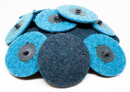 Benchmark Abrasives 3 Inch Sanding Discs Quick Change Nylon Surface Conditioning Discs, Drill & Die Grinder Sanding Disc Rust Remover for Metal Paint Stripper & Removal, Polishing - (25 Pack)(Fine) - style: Fine