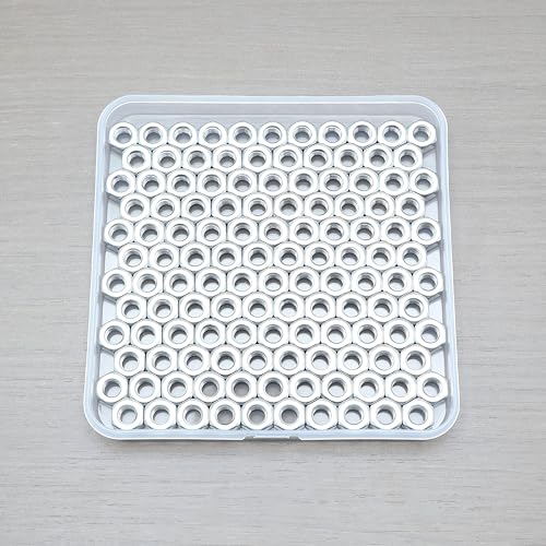 180Pcs M6 Hex Nuts, 304 Stainless M6 Nut, Coarse Thread M6 Nuts - size: Metric M6-1.0---180Pcs