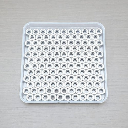180Pcs M6 Hex Nuts, 304 Stainless M6 Nut, Coarse Thread M6 Nuts - size: Metric M6-1.0---180Pcs