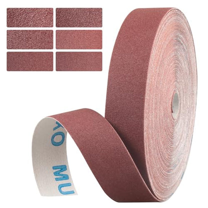 Emery Cloth Roll 240 Grit, 1 Inch x 33 Feet Heavy Duty Sandpaper - size: 10 meters, style: 240 Grit