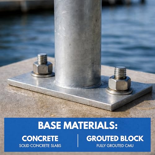 3/8" X 3" 304 Stainless Steel Wedge Anchors for Concrete (Box of 50) - size: 3/8" X 3"