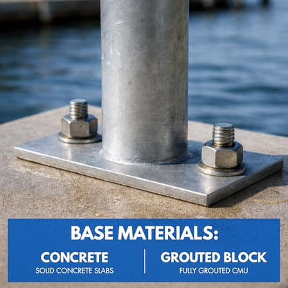 3/8" X 3" 304 Stainless Steel Wedge Anchors for Concrete (Box of 50) - size: 3/8" X 3"