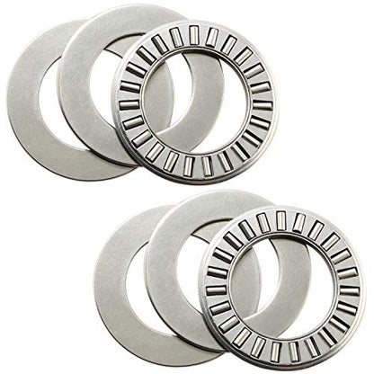 MEETOOT 6 Sets Thrust Needle Roller Bearings NTA1220+2TRA Thrust Needle Roller Bearing with Two Washers 3/4