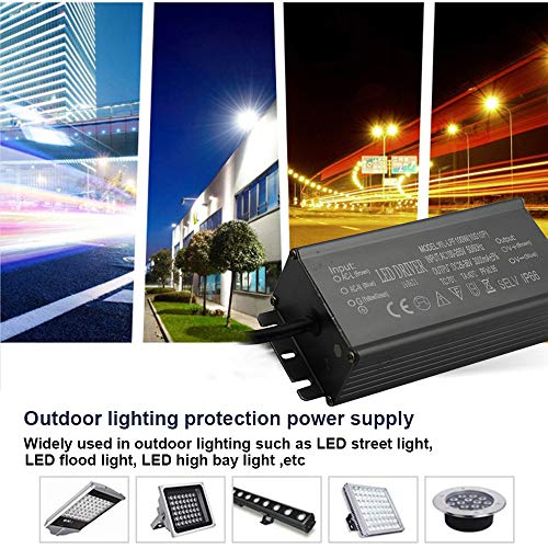 Aluminium IP66 100W LED Driver 3000mA (Constant Current Output) / DC 26-36V (Voltage Output) / AC 100-265V (input votage) Waterproof Power Supply Lighting Transformer Drivers Ballast - size: 100 Watt