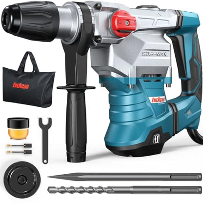 ENEACRO SDS-Max Heavy-Duty Rotary Hammer Drill, 9 Ft.lbs, 3 Functions