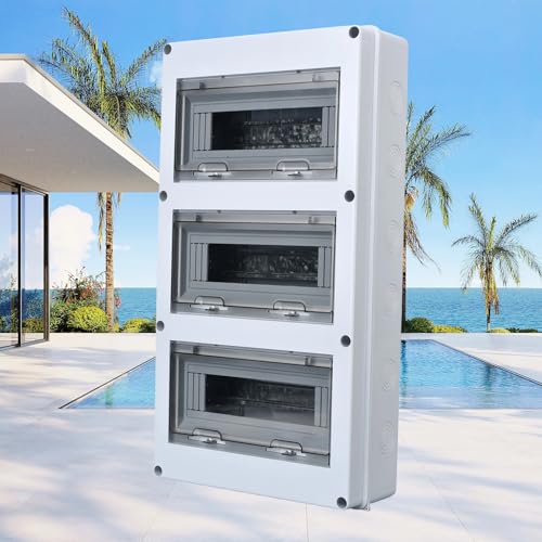 36 Way Circuit Breaker Box, IP65 Waterproof, for Indoor and Outdoor - style: 36 WAY-21.7*4.3*11.6Inch