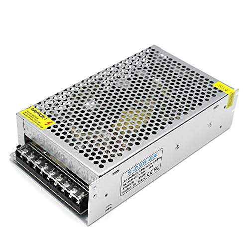 inShareplus 24V 10A 240W, DC Universal Regulated Switching Power Supply, Converter AC 100-240V to DC 24 Volt LED Driver, Transformer for LED Strip Light - style: 24V 240W