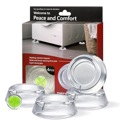 Anti Vibration Pads for Washing Machine, 4Pcs - color: Transparent, size: 4pcs