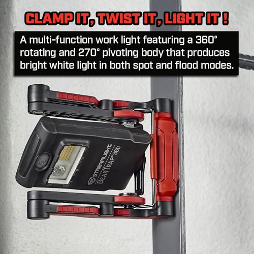 Streamlight 61523 BearTrap 2,000-Lumen Work Light Rechargeable Lantern