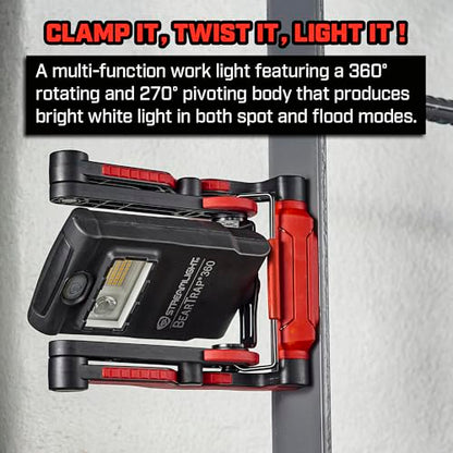 Streamlight 61523 BearTrap 2,000-Lumen Work Light Rechargeable Lantern
