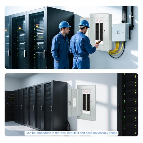 THQL Circuit Breaker Panels,20-Space, 125A Circuit Breaker Distribution Box, 120V/240V Circuit Breaker Electrical Enclosure,Indoor Main Lug Load Center - style: 20 SPACE