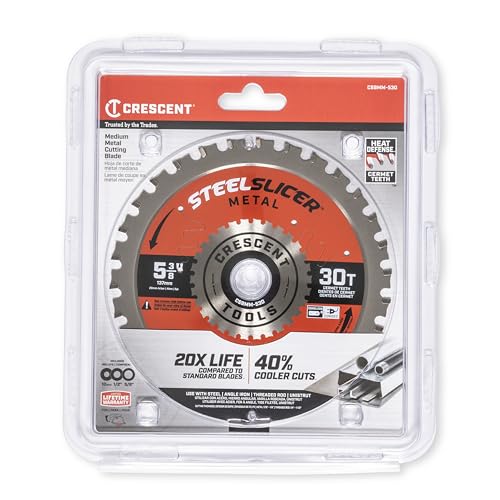 Crescent 5-3/8" x 30-Tooth SteelSlicer™ Medium Metal Circular Saw Blade - size: 5-3/8" x 30T, style: Metal Cutting