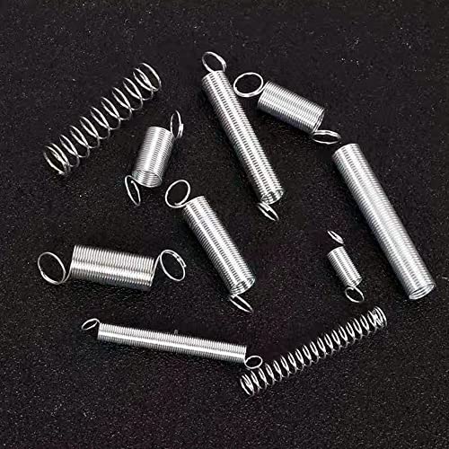1/2 Sets Spring Assortment kit, 200pcs Heavy Steel Wire-Metal Extension Spring Replacement Kit (2)