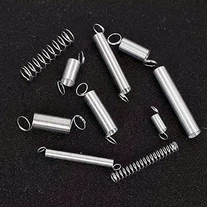 1/2 Sets Spring Assortment kit, 200pcs Heavy Steel Wire-Metal Extension Spring Replacement Kit (2)