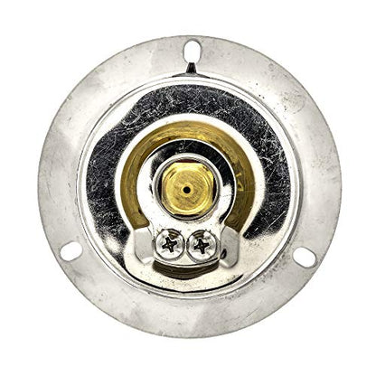 PIC Gauge PRO-204L-254C Glycerin Filled Industrial Front Flanged Panel Mount Pressure Gauge with Stainless Steel Case, Brass Internals, Plastic Lens, 2-1/2" Dial Size, 1/4" Male NPT, 0/30 psi - style: 0 - 30 PSI