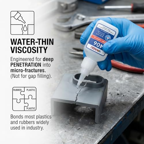 406 Instant Adhesive Super Glue Clear High Strength Rubber & Plastic Bonder 20g 12 Pack - size: 406, style: 12 Pack