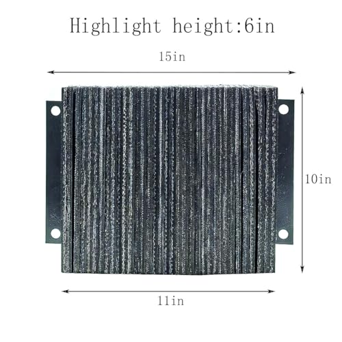 Laminated Rubber Loading Dock Bumper 15x10x6.5 Inches for Warehouse Shipping Dock with Mounting Bolts