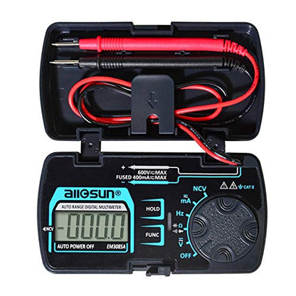 allsun Auto Ranging Pocket Digital Multimeter, AC/DC Voltage NCV Ohm Tester