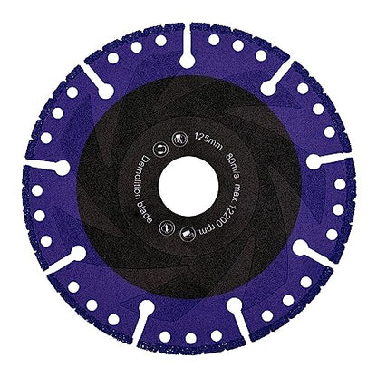 YIJING 5" Diamond Metal Cutting Wheel for Rebar Sheet Metal Angle Iron Stainless Steel - size: 5 inch