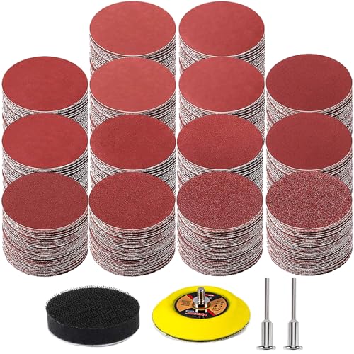 320PCS 40-2000 Grit Assortment 3 Inch Sanding Discs Attachment - size: 3 inch - 40-2000 grit