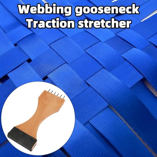 Webbing Stretcher, Upholstery Tool to Catch The Webbing Close to The Frame with Plenty of Leverage Puller Stretcher Tensioner for Carpet Canvas Reupholstering Supplies