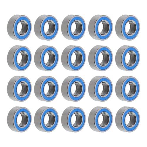 20pcs MR84-2RS Deep Groove Ball Bearings 4x8x3mm Miniature Bearing - size: 4x8x3mm