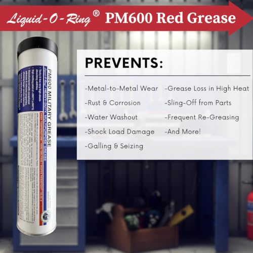 PM600 NLGI 2 High-Temp Red Multi-Purpose Grease (14oz)