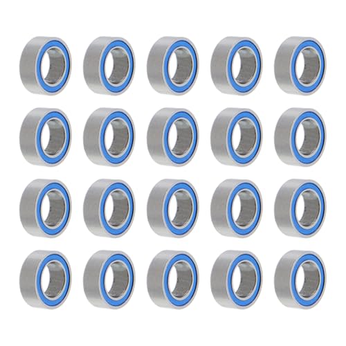 20pcs MR74-2RS Deep Groove Ball Bearing 4x7x2.5mm Miniature Bearing - size: 4x7x2.5mm