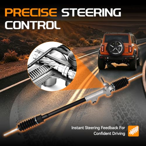 BRTEC 24-2654 Manual Steering Rack and Pinion Assembly - color: 24-2654