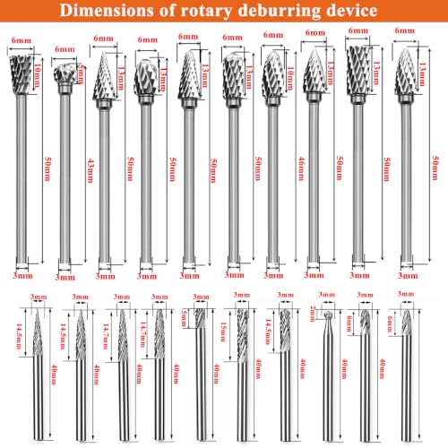 20PCS Tungsten Carbide Rotary Burr Set with 118PCS Sanding Drums, Rotary Tool Accessories,1/8" Shank Double Cut Die Grinder Bits for Dremel, Wood Carving, Metal Engraving, Grinding & Polishing - color: 138pcs-5 Styles