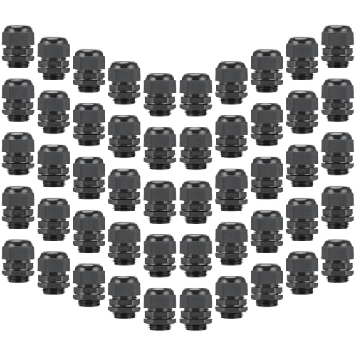 50 Pcs 3/4" NPT Cable Glands Waterproof Strain Relief Connector - color: 50 Pcs 3/4" NPT
