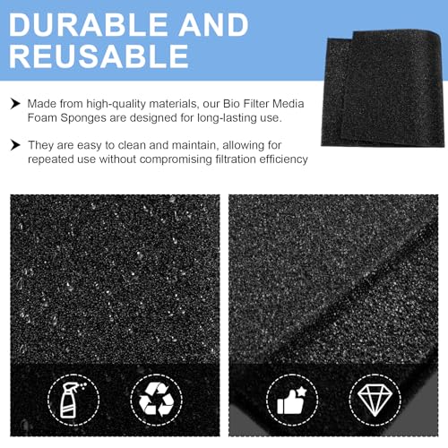BF-2 40 PPI Air Filter Foam Sheet 3/8'' Filter Foam for UNI 12"x24"x3/8''