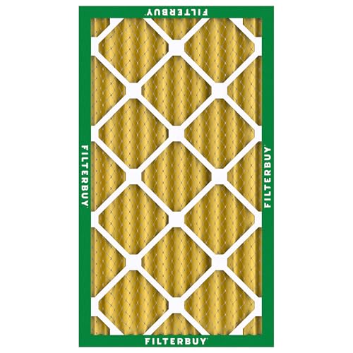 Filterbuy 10x24x4 Air Filter MERV 11 Pet & Allergy Defense (2-Pack) - size: 10x24x4