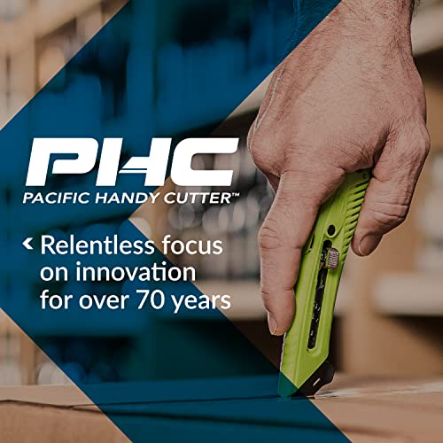 Pacific Handy Cutter SP017 Safety Point Blade for PHC Safety Cutters, Pack of 100, Sharp Edge, Razor Blades for Injury Reduction, Cuts Boxes, Cardboard, Tape, Plastic Straps, and More