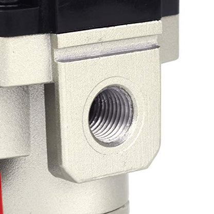 SNS AR3000-N02 Female Thread 1/4 NPT Air Pressure Regulator 0-150 PSI Adjustable,Bracket,Gauge - color: AR, size: 3000-N02
