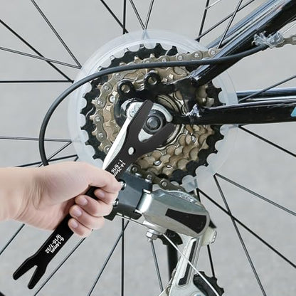 QWORK Universal Wrench Set - Multi-functional SAE & Metric, 38 Sizes in 2 Pieces