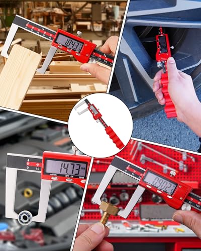 Brake Rotor Measuring Tool, Digital Caliper for Disc Brake Thickness