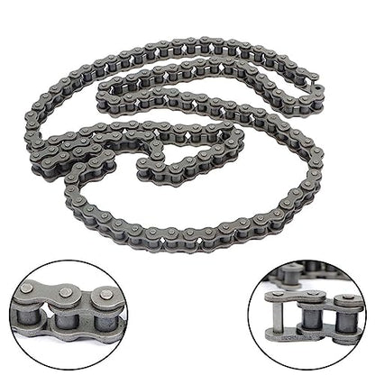 80H Heavy Duty Roller Chain 10 Feet with 1 Connecting Links 120 Links