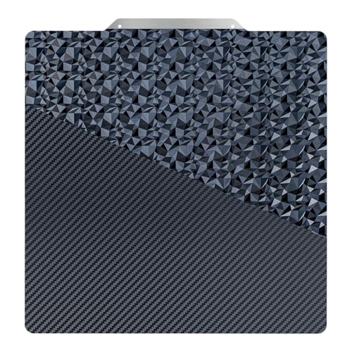 220mm (NO Magnetic Base) PEO (Diamond Pattern) & PET (Carbon Fiber Pattern) 3D Printer Build Plate Adhesive Print Bed Artilery Genius A net A6 A8 - color: PEO & PET (Diamond & Carbon Fiber), size: 220*220mm