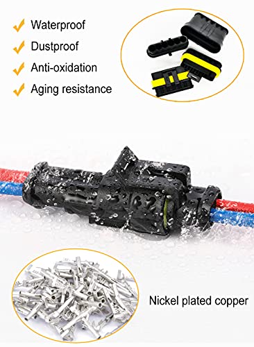 708pcs 1/2/3/4/5/6 Pin Connector Automotive Electrical Waterproof Connector - style: 708 pcs